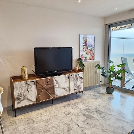 Sunny And Cosy Sea View Studio Antibes Buitenkant foto