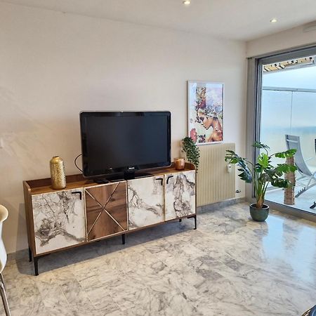 Sunny And Cosy Sea View Studio Appartement Antibes Buitenkant foto