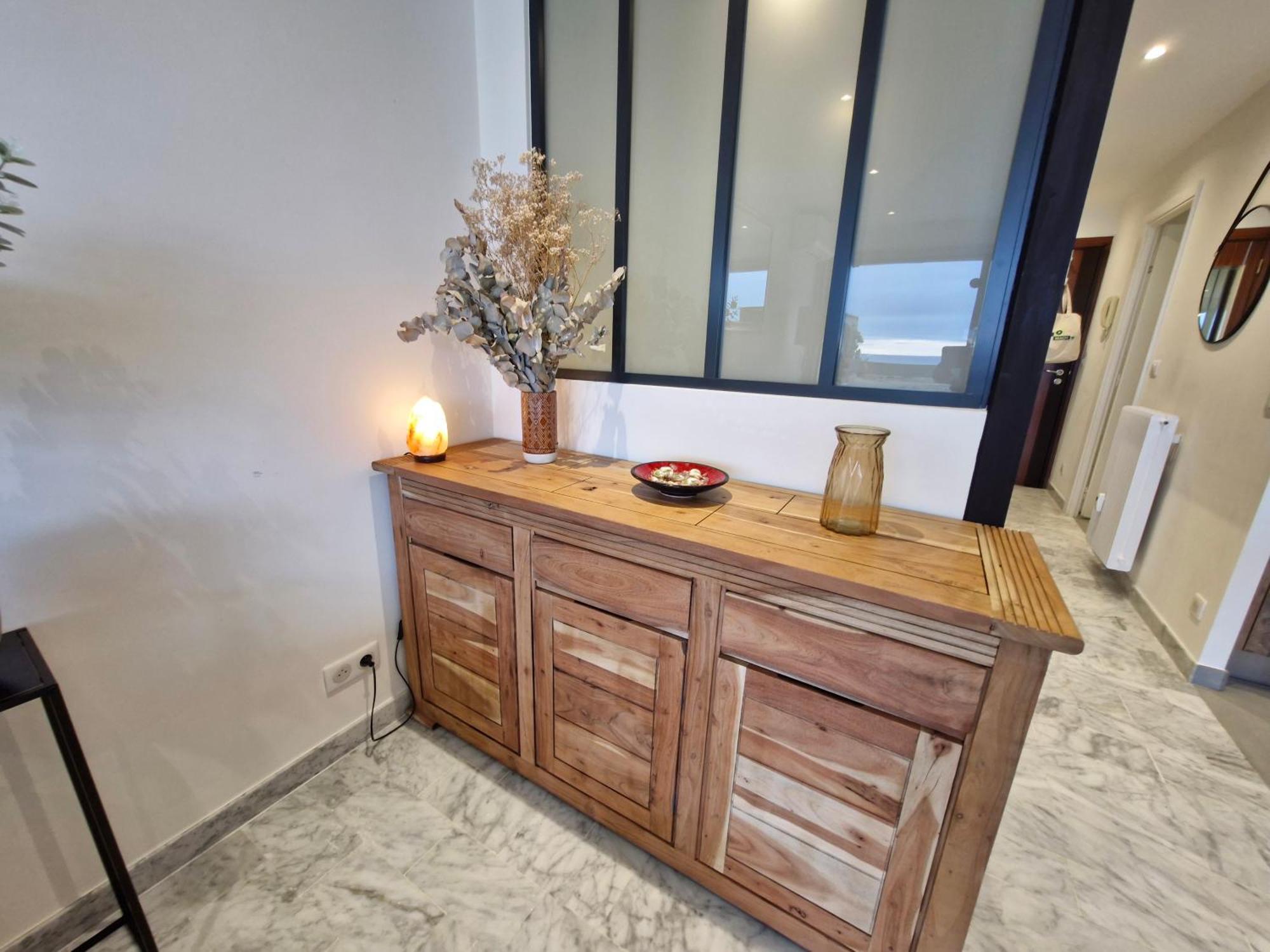 Sunny And Cosy Sea View Studio Antibes Buitenkant foto